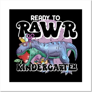 Ready to rawr kindergarten Posters and Art